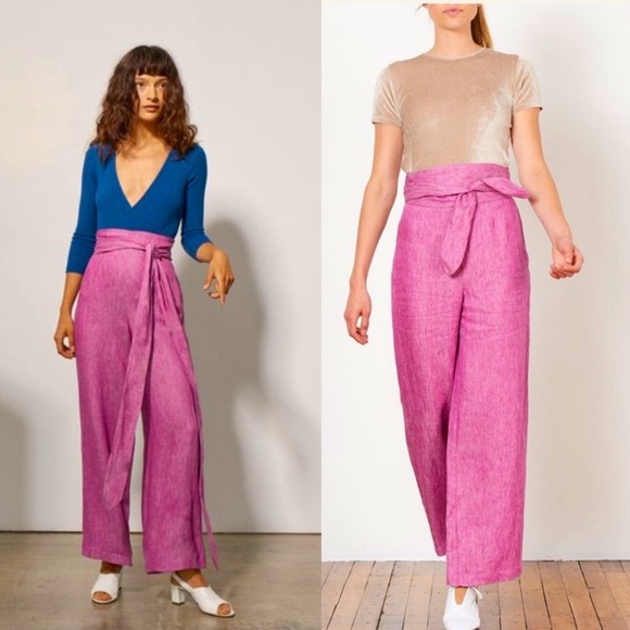 Mara Hoffman EVELYN Linen PANTS